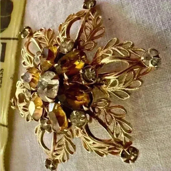 Vintage Scitarelli Brooch — Signed - Picture 7 of 7